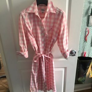 Lilly Pulitzer button up dress w/ belt